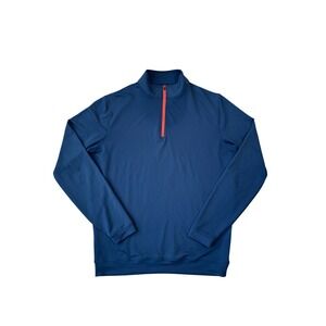 Peter Millar Performance 1/4 Zip Pullover Sweatshirt Men's Size Medium Preppy